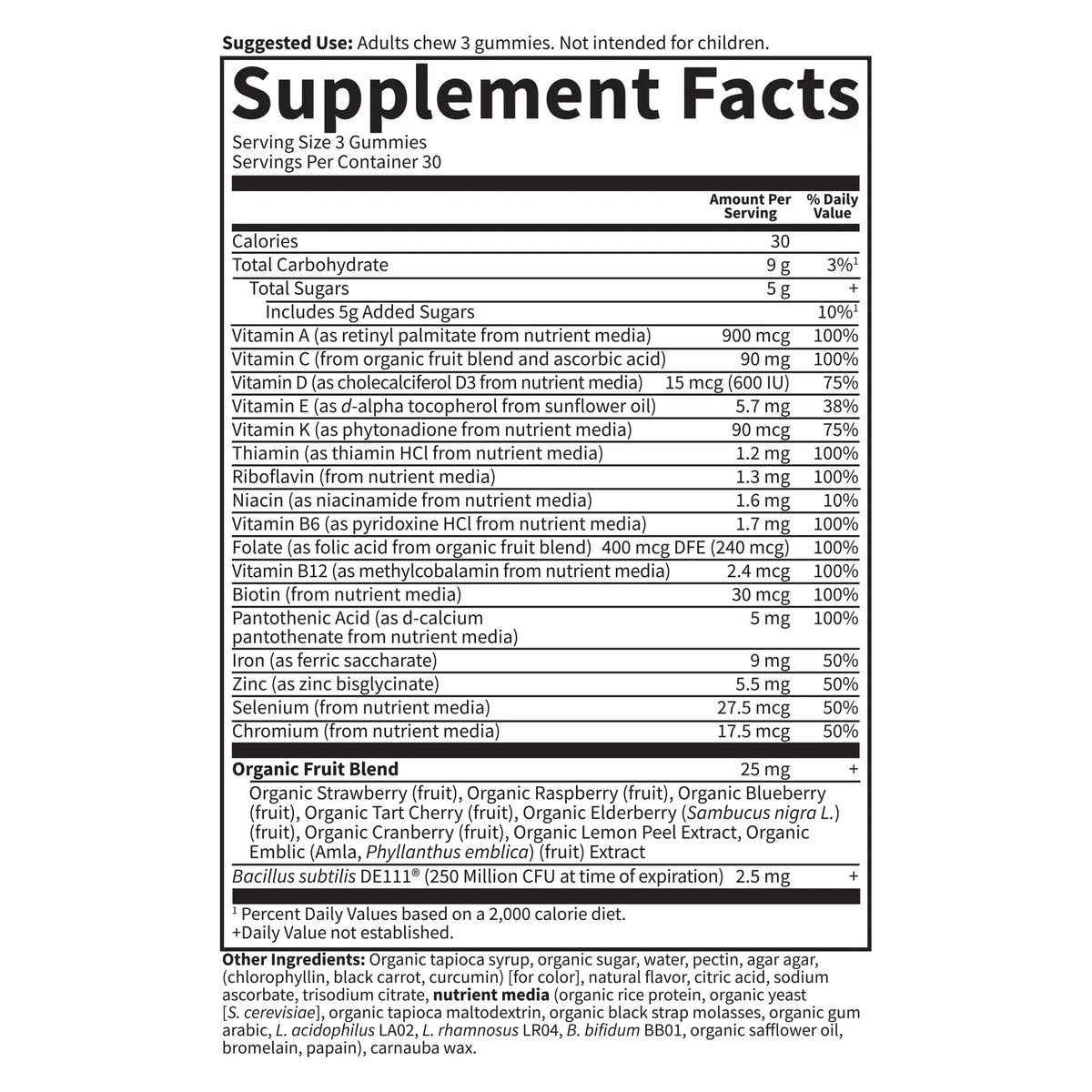 Garden of Life Vitamin Code Women’s Multivitamin Gummy with Iron: Folate, Biotin, D3 & B12 for Hair, Skin & Nails - PrimeBioHealth - canada supplements