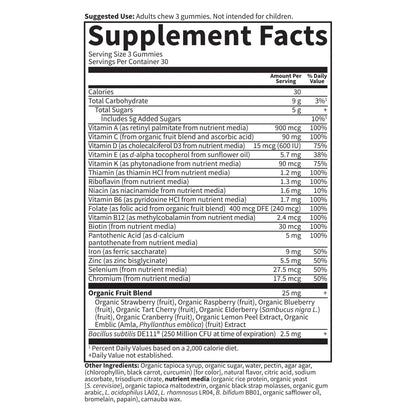 Garden of Life Vitamin Code Women’s Multivitamin Gummy with Iron: Folate, Biotin, D3 & B12 for Hair, Skin & Nails - PrimeBioHealth - canada supplements