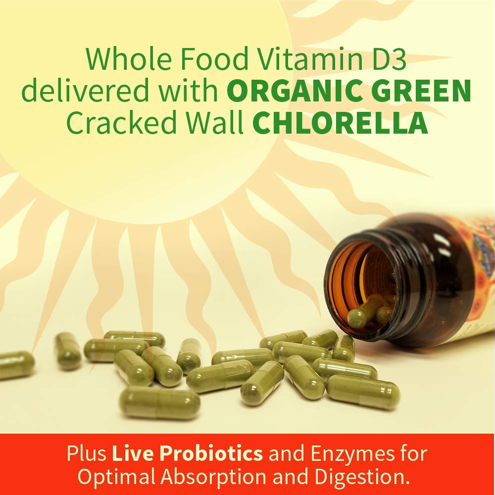 Garden of Life Vitamin D, Vitamin Code Raw D3, Vitamin D 2,000 IU, Raw Whole Food D3 Supplements with Chlorella, Fruit, Veggies & Probiotics - PrimeBioHealth - canada supplements
