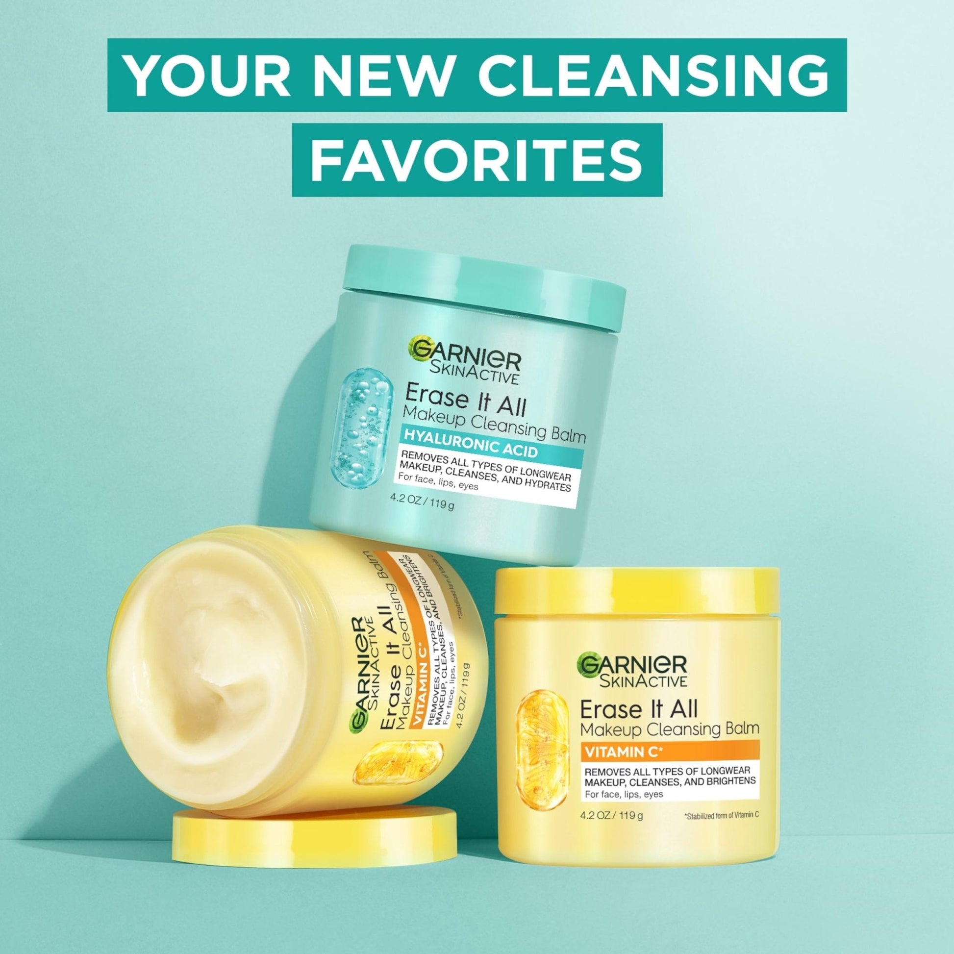 Garnier Erase It All Makeup Cleansing Balm with Hyaluronic Acid, Replumping Facial Cleanser and Makeup Remover, 4.2 Oz - PrimeBioHealth - canada supplements