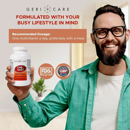 GeriCare Multivitamin Supplement Tablets, (Bottle of 1000) - PrimeBioHealth - canada supplements