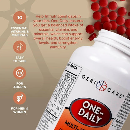 GeriCare Multivitamin Supplement Tablets, (Bottle of 1000) - PrimeBioHealth - canada supplements