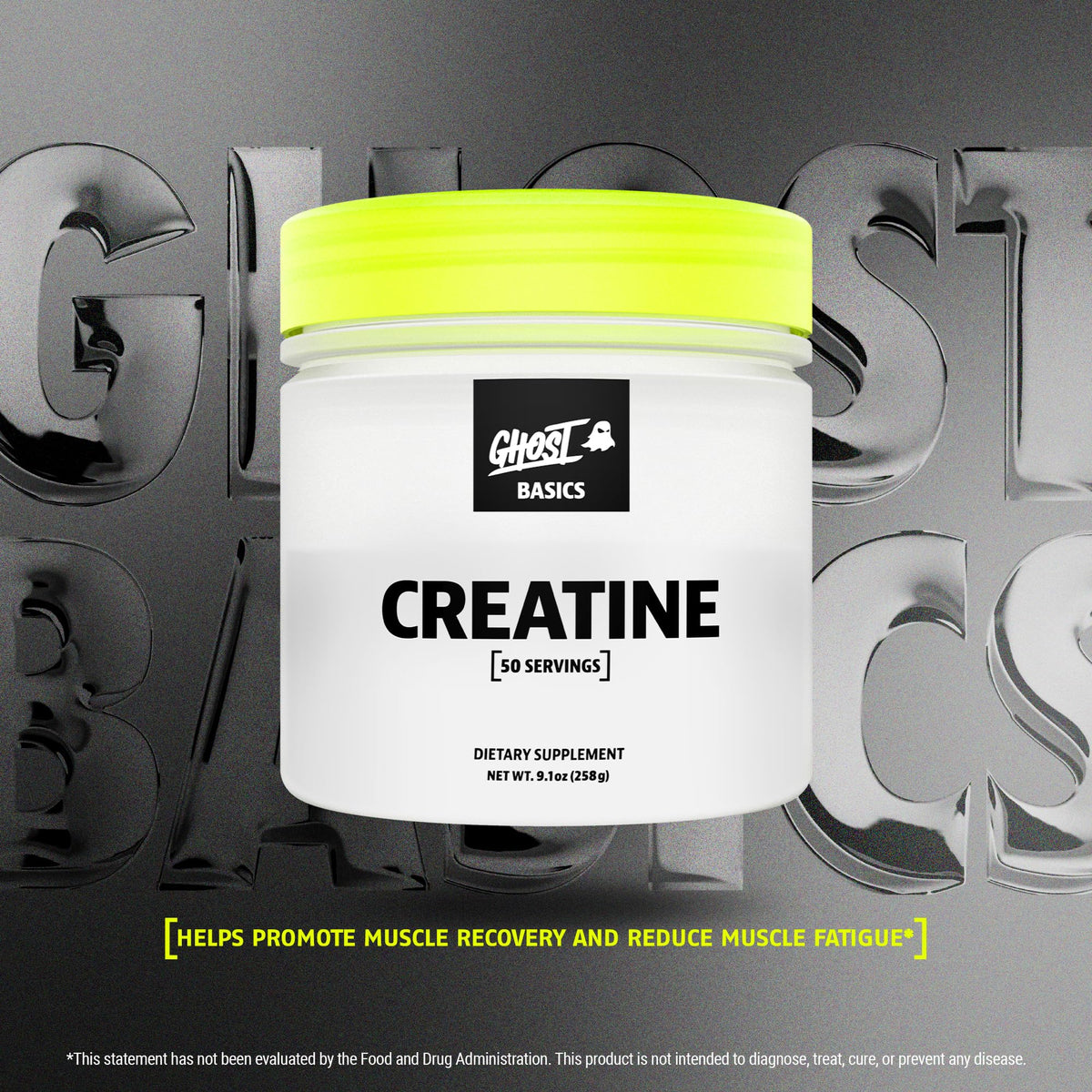 GHOST Basics Creatine Monohydrate Powder for Men & Women – 5G Creapure Creatine Workout Supplement for Muscle Gain – Vegan, Soy Free & Gluten Free - 50 Servings - PrimeBioHealth - canada supplements
