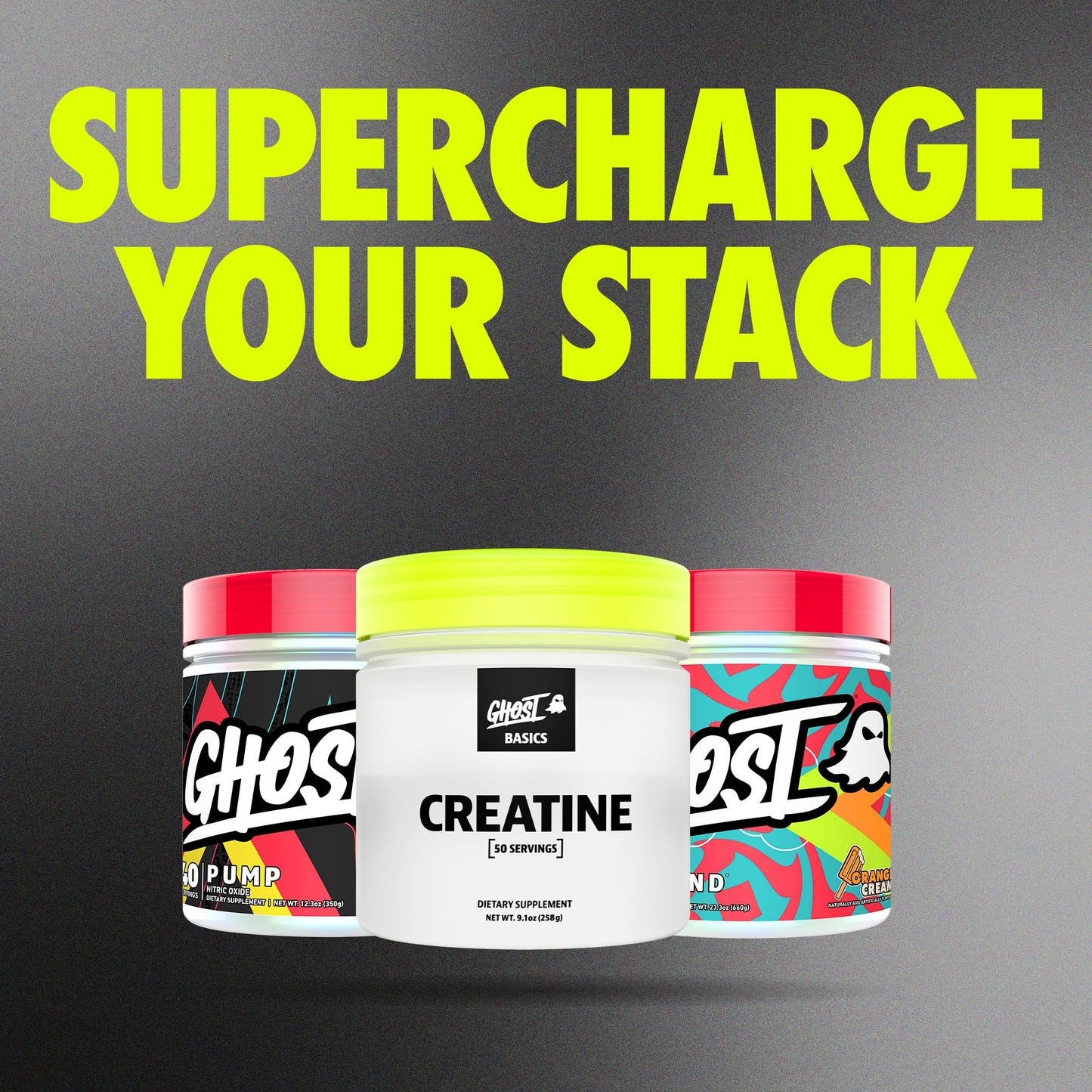 GHOST Basics Creatine Monohydrate Powder for Men & Women – 5G Creapure Creatine Workout Supplement for Muscle Gain – Vegan, Soy Free & Gluten Free - 50 Servings - PrimeBioHealth - canada supplements
