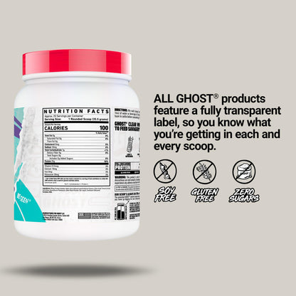 GHOST Clear Whey Isolate Protein Powder, Strawberry Watermelon - 1.57 LB Tub, 25G of Whey Protein - Post Workout Drink for Muscle Gain & Recovery – Sugar Free, Soy Free & Zero Fat, 20 Servings - PrimeBioHealth - canada supplements