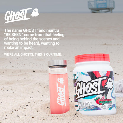 GHOST Clear Whey Isolate Protein Powder, Strawberry Watermelon - 1.57 LB Tub, 25G of Whey Protein - Post Workout Drink for Muscle Gain & Recovery – Sugar Free, Soy Free & Zero Fat, 20 Servings - PrimeBioHealth - canada supplements
