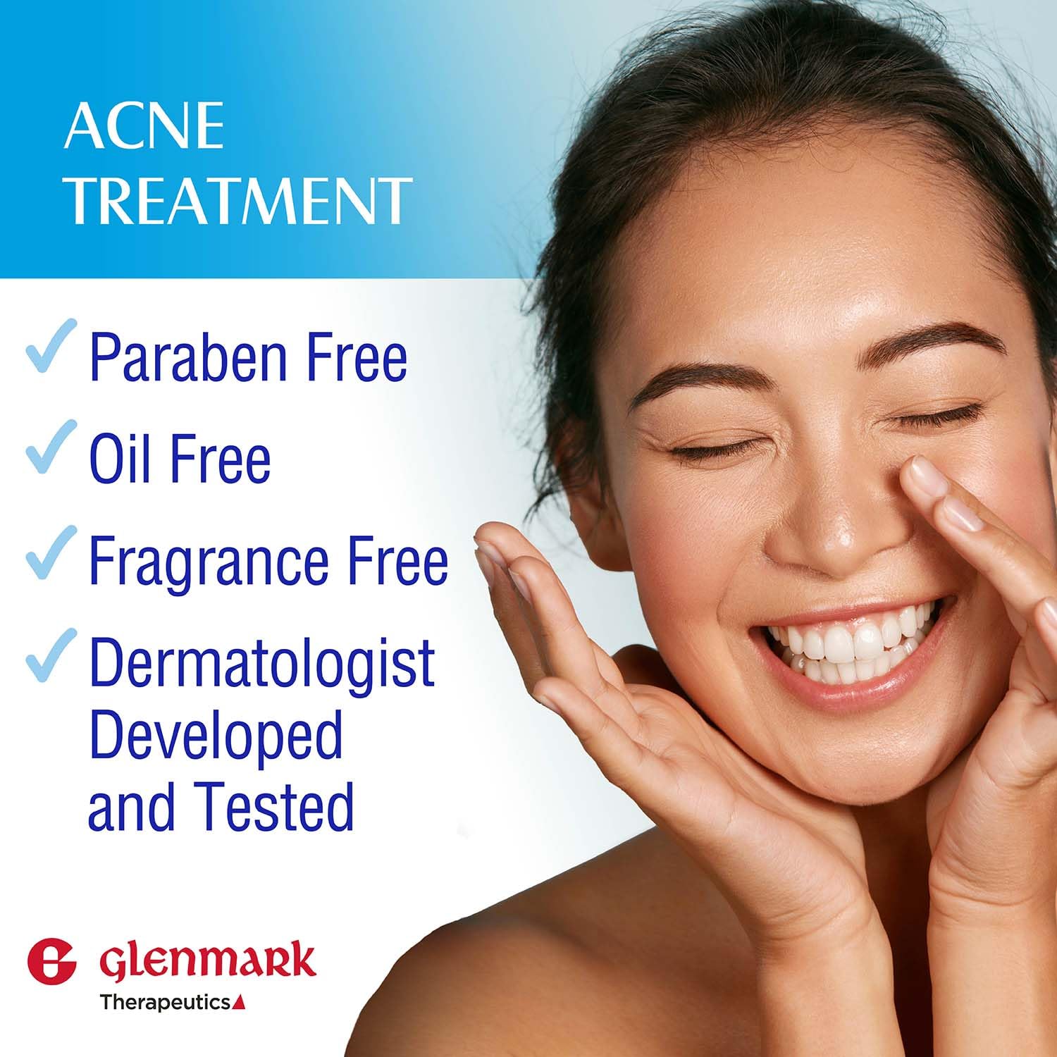Glenmark Therapeutics Adapalene Gel 0.1% Acne Treatment, Paraben Free Topical Retinoid Cream for Face - PrimeBioHealth - canada supplements