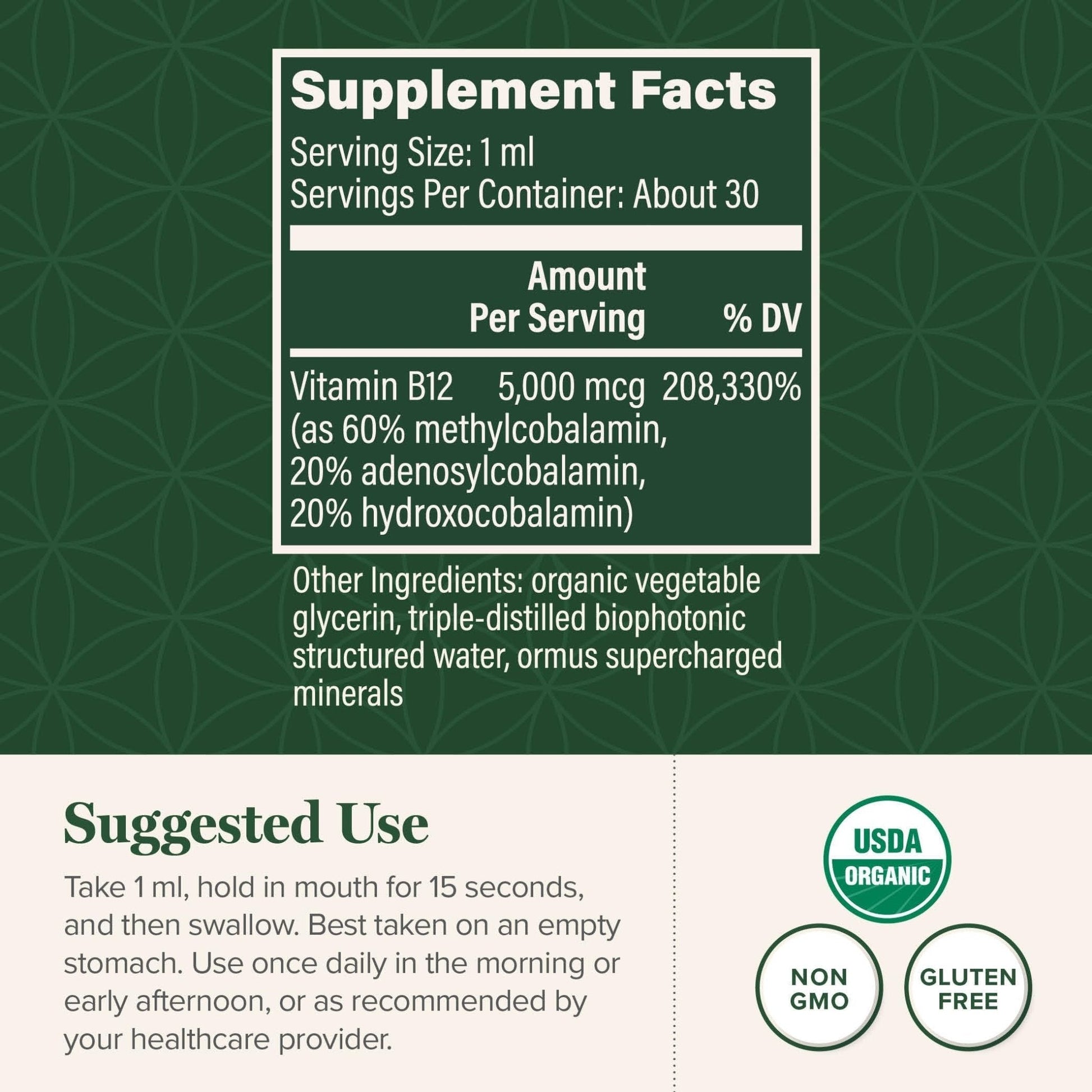 Global Healing Center - Vitamin B12 Sublingual 5000 MCG Organic Liquid Supplement, Methylcobalamin, Adenosylcobalamin, Hydroxo Long-Lasting Energy - PrimeBioHealth - canada supplements