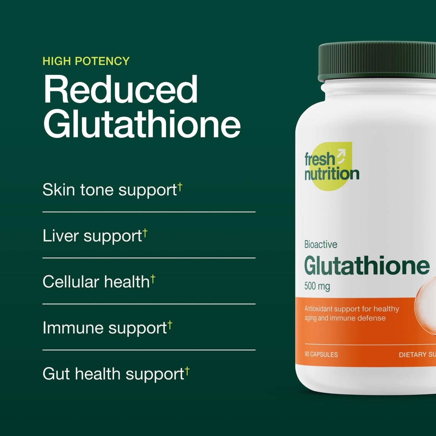 Glutathione Supplement Capsule - Strongest DNA Verified Glutathione Reduced - Vegan Friendly, Non GMO, Gluten & Soy Free - PrimeBioHealth - canada supplements