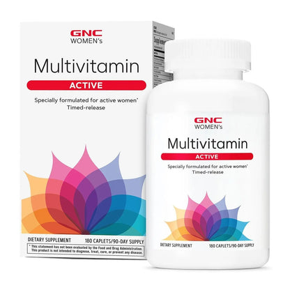 GNC Women’s Active Multivitamin Clinically Proven for Nutrition, Exercise Recovery, Energy Production, Bone Health, Beauty - PrimeBioHealth - canada supplements
