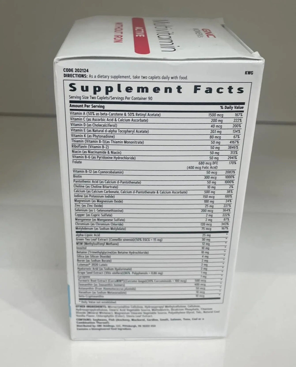 GNC Women's Multivitamin Active Without Iron, Supports an Active Lifestyle, 30+ Nutrient Formula, Promotes Bone & Joint Health - PrimeBioHealth - canada supplements