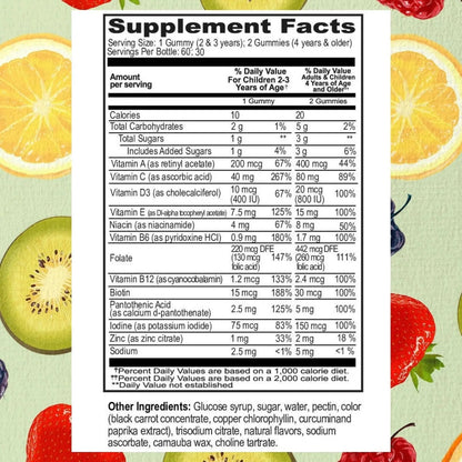Go Healthy Kids Multivitamin Gummies, Immune Support, Kids Vitamin Gummies, Kosher Kid Vitamin, Halal - PrimeBioHealth - canada supplements