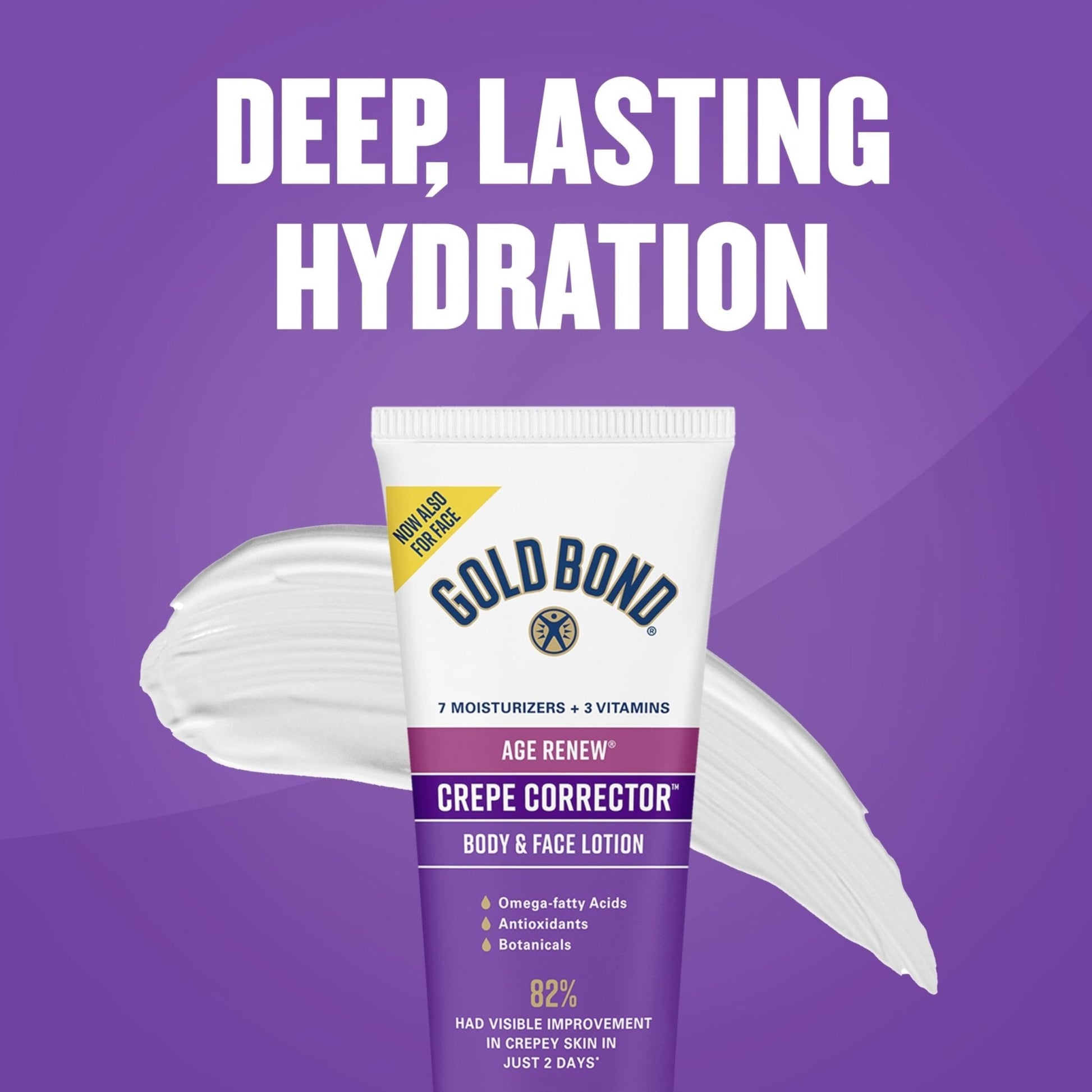Gold Bond Age Renew Day & Night Duo Lotion Set for Body & Face, Crepe Corrector & Retinol Overnight Lotion - PrimeBioHealth - canada supplements