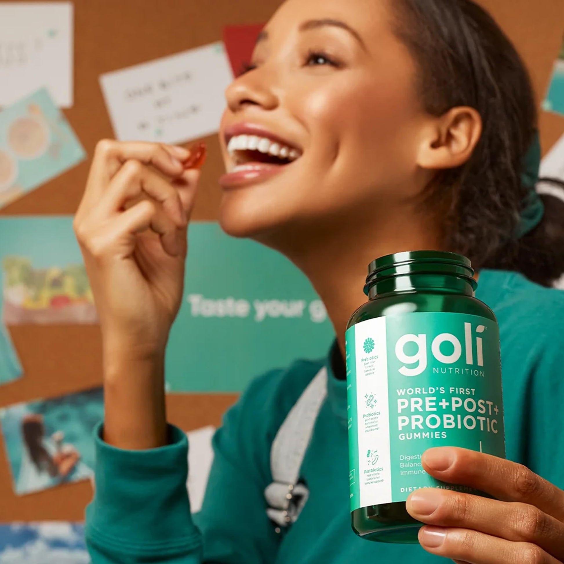 Goli Pre Pro Postbiotic Gummies - Worlds First 3-in-1 Formula with DE111 Probiotics, XOS Prebiotics, MCC1849 Postbiotics - Vegan, Non-GMO, - PrimeBioHealth - canada supplements