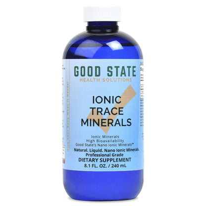 Good State Liquid Ionic Trace Minerals (96 servings at 125 mg - 8 fl oz) - PrimeBioHealth - canada supplements