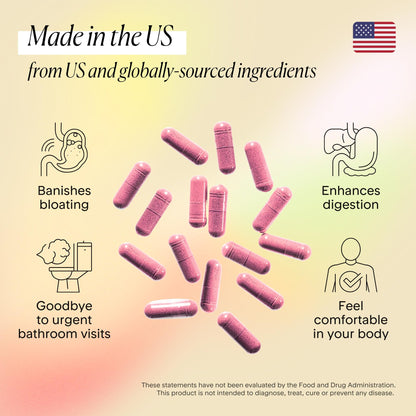 Goodness Lover Digest & Debloat Pro, Natural Digestive Enzymes Probiotics for Bloating Relief and Gas Relief, Probiotic Supplement for Women and Men, - PrimeBioHealth - canada supplements