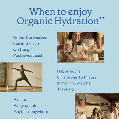 GOODONYA Organic Hydration Electrolyte Drink Mix, Certified Organic Hydration Powder, Non-GMO, Biochecked Glyphosate Free, Low Sugar, Lemonade Flavor, - PrimeBioHealth - canada supplements