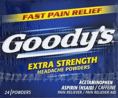 Goody's Extra Strength Powders | Fast Pain Relief | Aspirin & Caffeine | 24 Count - PrimeBioHealth - canada supplements
