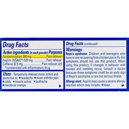 Goody's Extra Strength Powders | Fast Pain Relief | Aspirin & Caffeine | 24 Count - PrimeBioHealth - canada supplements