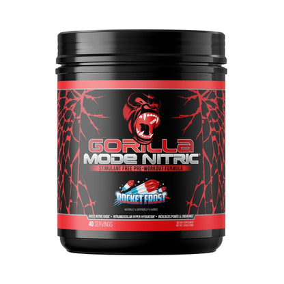 Gorilla Mode Nitric Upgraded Stimulant Free Pre-Workout – Best Tasting and Most Effective Stimulant Free Pre-Workout/Massive Pumps · Vasodilation · Power / 768 Grams (Rocket Frost) - PrimeBioHealth - canada supplements