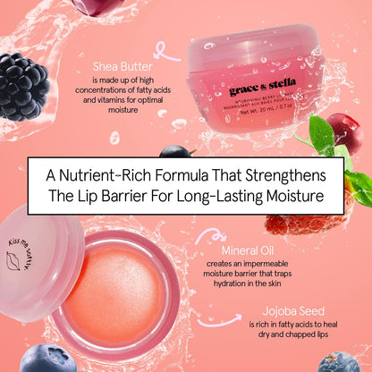 grace & stella Award Winning Lip Butter - Hydrating Lip Balm - Nourishing Lip Mask (1-pack) Travel Essentials, Travel Size Toiletries - PrimeBioHealth - canada supplements