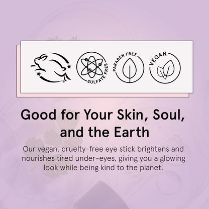 grace & stella Under Eye Brightener Balm Stick - Travel Size Toiletries - Retinol & Caffeine Eye Cream - PrimeBioHealth - canada supplements