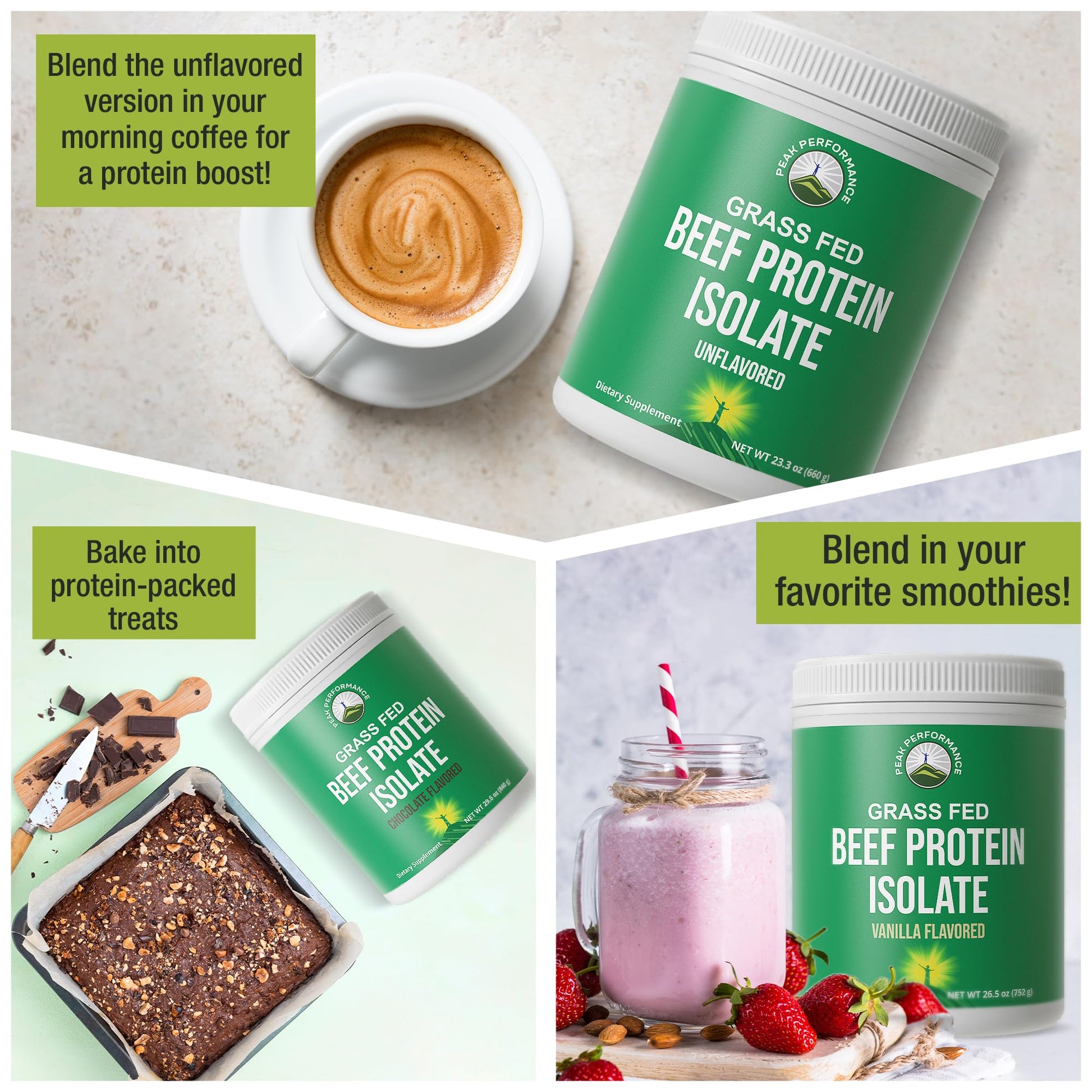 Grass Fed Beef Protein Powder - Lactose Free Great Tasting Beef Protein Isolate. Complete Animal Based Non Dairy Paleo Carnivore Supplement for Prime Muscle Building. No Whey. Unflavored - PrimeBioHealth - canada supplements