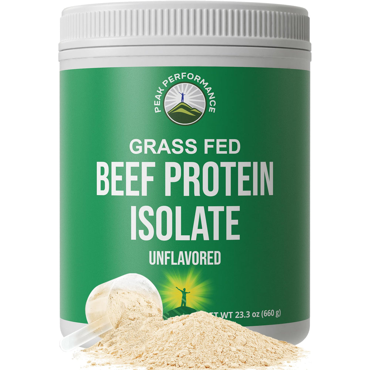 Grass Fed Beef Protein Powder - Lactose Free Great Tasting Beef Protein Isolate. Complete Animal Based Non Dairy Paleo Carnivore Supplement for Prime Muscle Building. No Whey. Unflavored - PrimeBioHealth - canada supplements