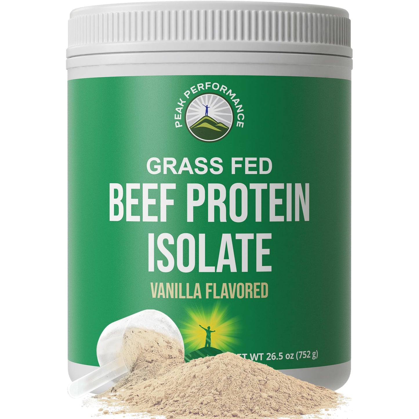 Grass Fed Beef Protein Powder - Lactose Free Great Tasting Beef Protein Isolate. Complete Animal Based Non Dairy Paleo Carnivore Supplement for Prime Muscle Building. No Whey. Unflavored - PrimeBioHealth - canada supplements