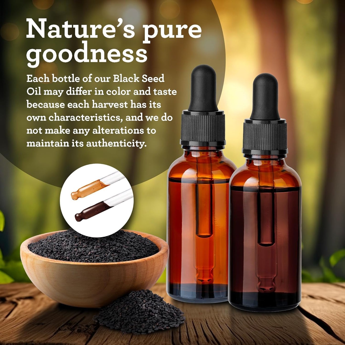 GuruNanda Black Seed Oil, Cold-Pressed Nigella Sativa - Rich in Vitamin D3 5000 Units, K2 & E, High Thymoquinone | Potent Antioxidant - PrimeBioHealth - canada supplements
