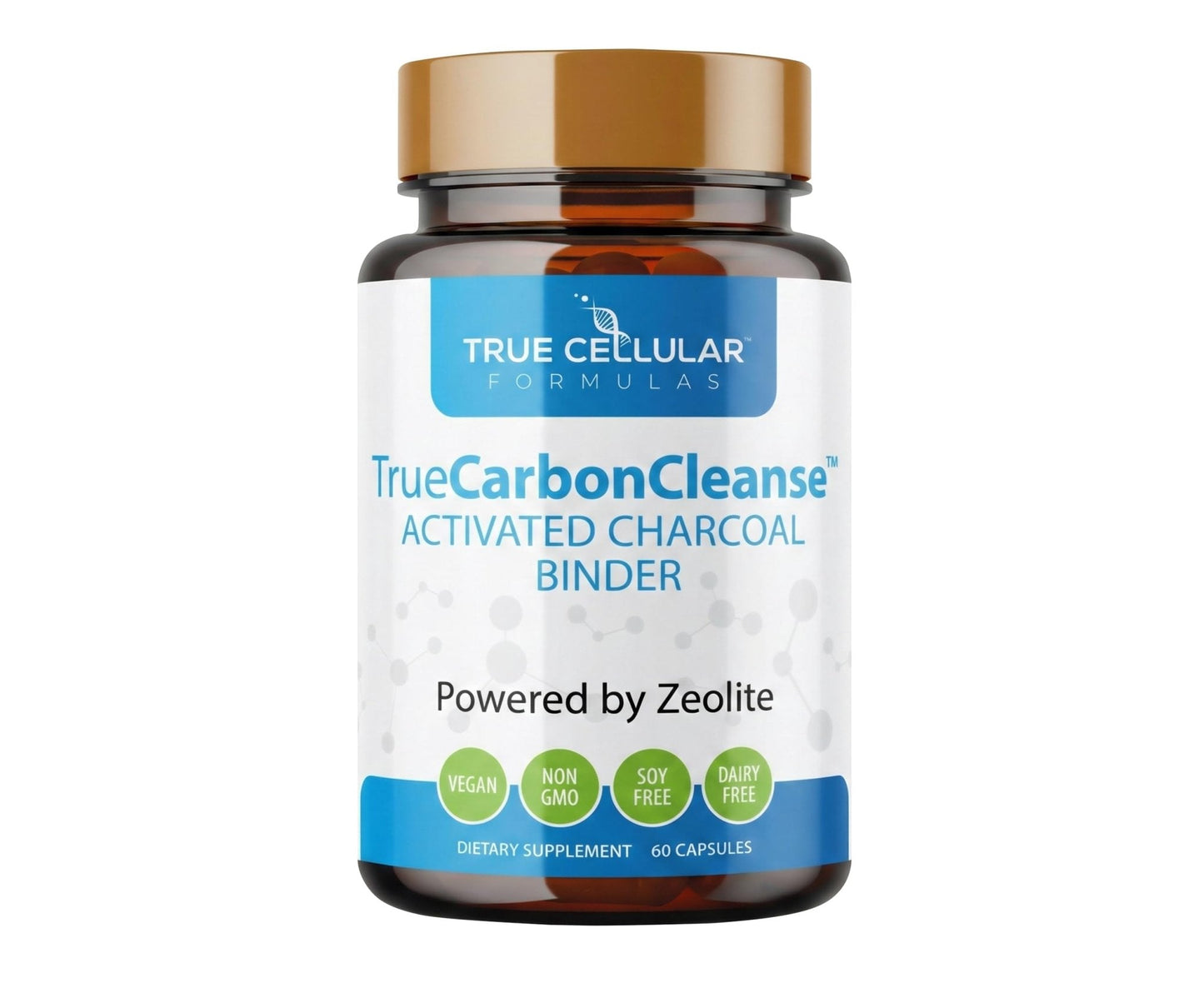 Gut Detox & Liver Cleanse - Organic Activated Charcoal Capsules with Clinoptilolite Zeolite Binder - TrueCarbonCleanse™ Carbon Supplement - 60 Bamboo Charcoal Pills - PrimeBioHealth - canada supplements