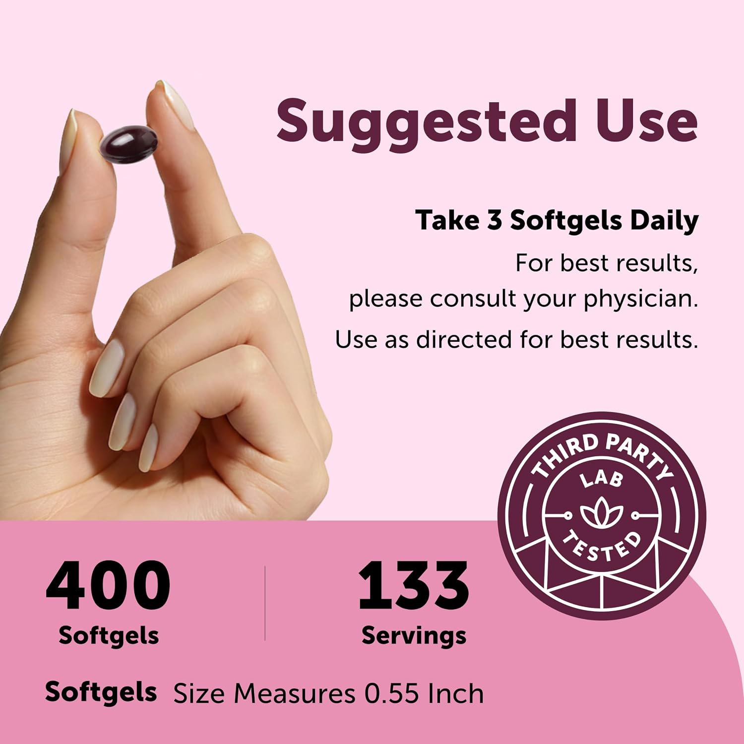 Hair Skin and Nails Vitamins for Women & Men | 400 Softgels with MCT Oil | 21-in-1 Argan Oil, Hyaluronic Acid, Collagen, Keratin & Biotin Supplement | 133-Day Supply | Non-GMO, Gluten Free - PrimeBioHealth - canada supplements