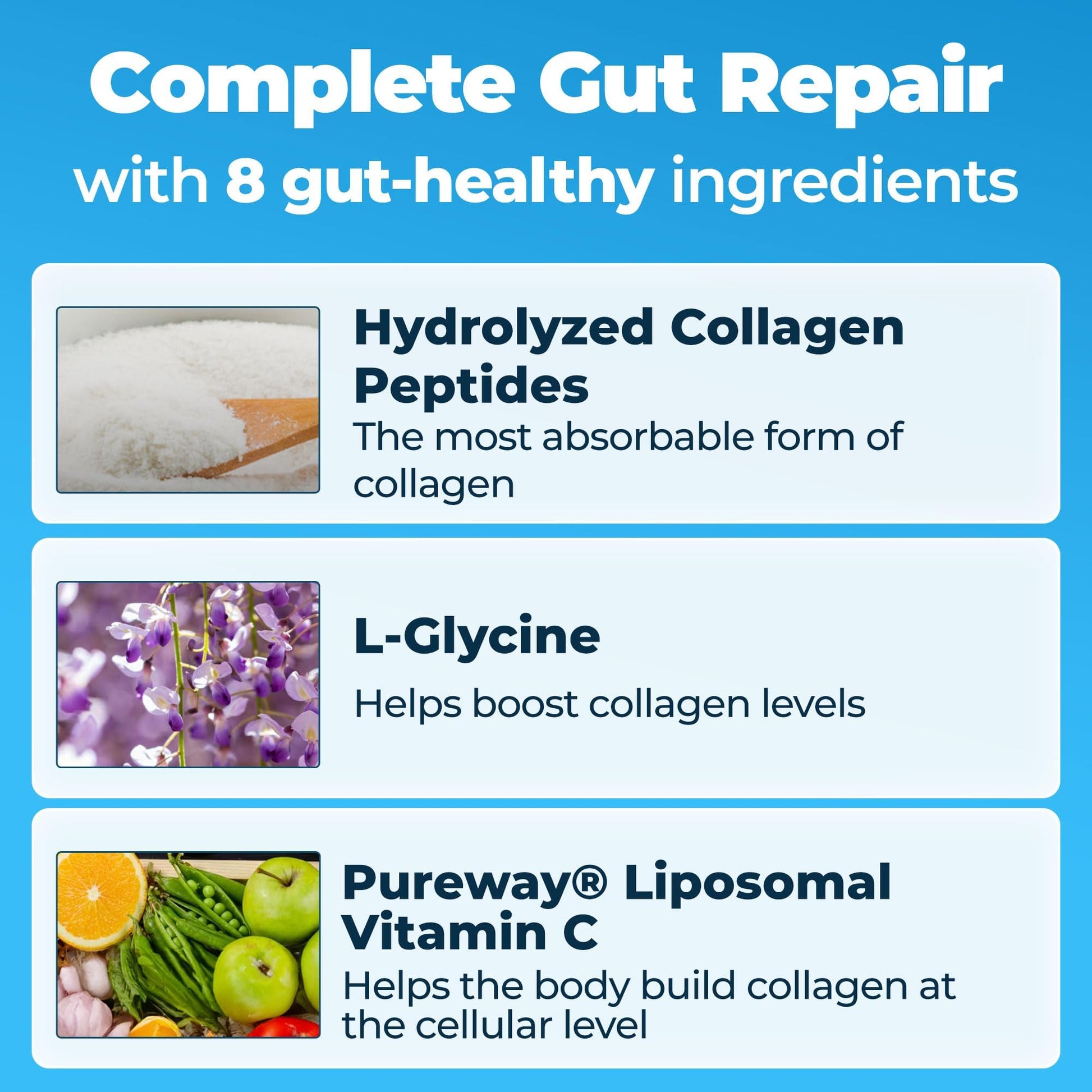 Happy Mammoth Complete Gut Repair Probiotic, Prebiotic, Fiber & Collagen Supplement for Gut Health, Digestion, Healthy Gut Microbiome, Reduces Constipation - PrimeBioHealth - canada supplements