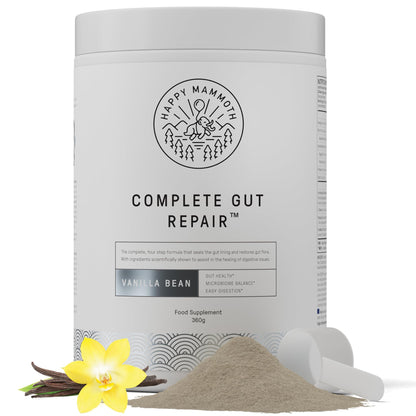 Happy Mammoth Complete Gut Repair Probiotic, Prebiotic, Fiber & Collagen Supplement for Gut Health, Digestion, Healthy Gut Microbiome, Reduces Constipation - PrimeBioHealth - canada supplements