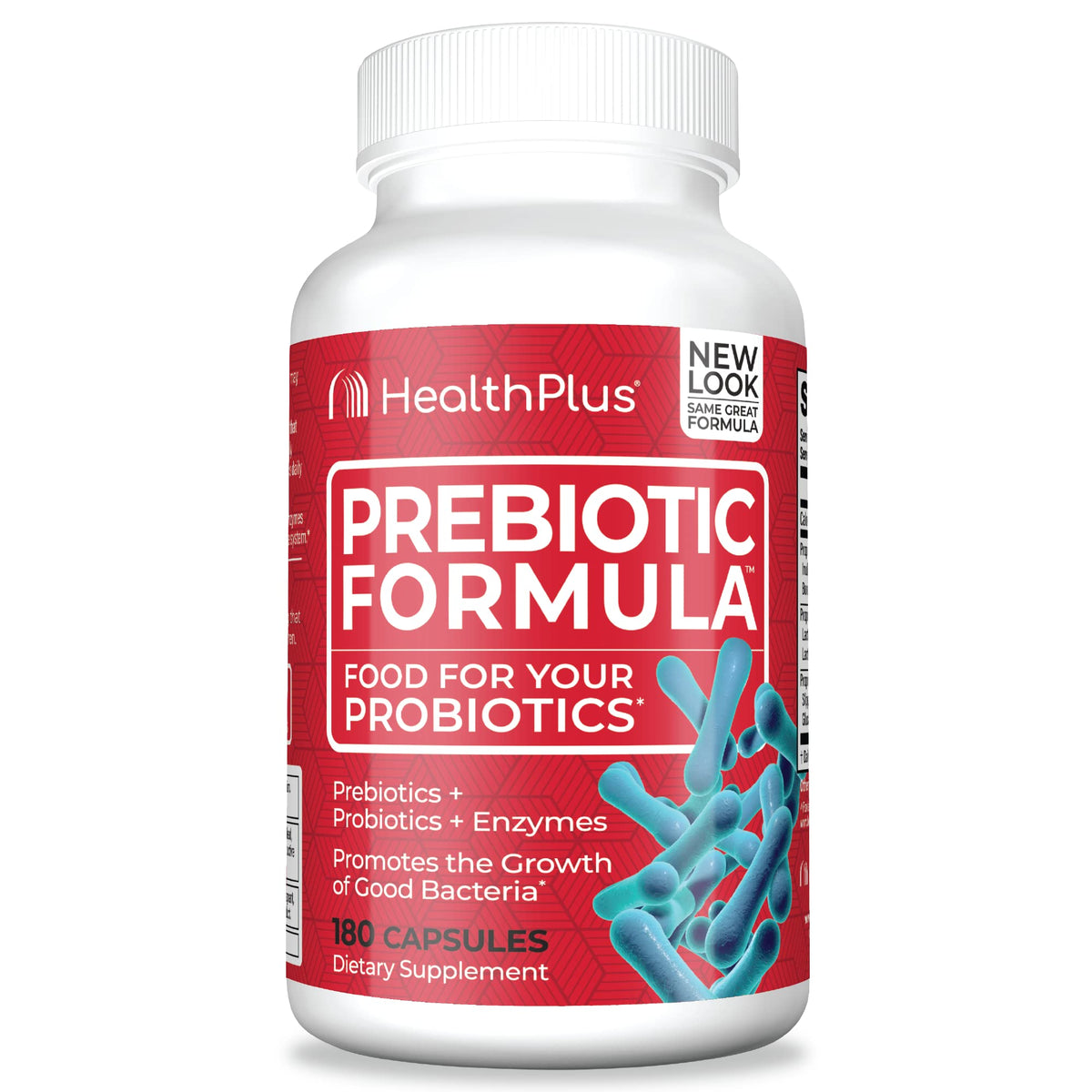 Health Plus Prebiotic Formula - Probiotics + Prebiotics + Digestive Enzymes - Gluten Free, Dairy Free, Natural Herbal Ingredients - PrimeBioHealth - canada supplements