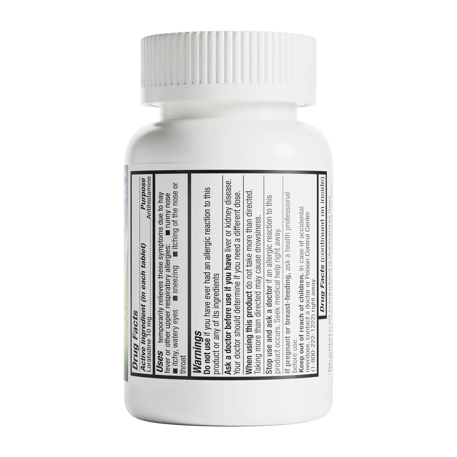 HealthA2Z® Allergy Relief | Loratadine 10mg Antihistamine | 500 Tablets | Dye Free | Relief from Itchy Throat, Sneezing, Runny Noses | 24-Hours Allergy Medicine - PrimeBioHealth - canada supplements