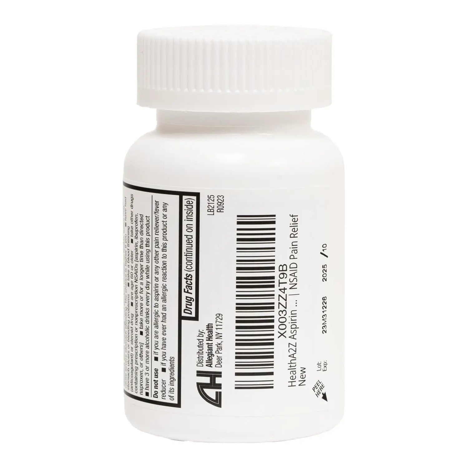 HealthA2Z® Aspirin 325mg | Uncoated Tablets |Original Strength | Pain Reliver |Fever Reducer | Compare to Bayer® Active Ingredients… (120 Counts) - PrimeBioHealth - canada supplements