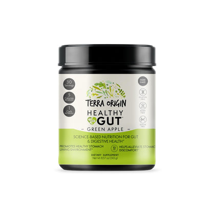 Healthy Gut Green Apple | 30-Servings with L-Glutamine, Zinc, Glucosamine, Slippery Elm Bark, Marshmallow Root and More! - PrimeBioHealth - canada supplements