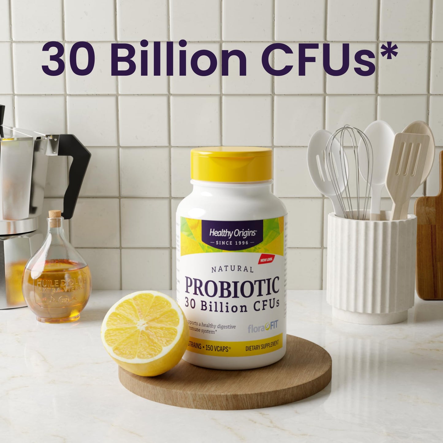 Healthy Origins Probiotic 30 Billion CFU's (Shelf Stable, Non-GMO, Gluten Free, Digestive Health, Gut Health, Immune Support), 150 Veggie Caps - PrimeBioHealth - canada supplements