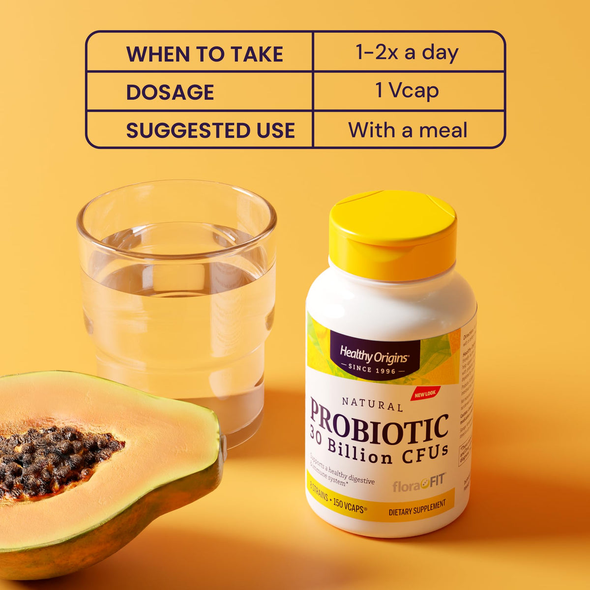 Healthy Origins Probiotic 30 Billion CFU's (Shelf Stable, Non-GMO, Gluten Free, Digestive Health, Gut Health, Immune Support), 150 Veggie Caps - PrimeBioHealth - canada supplements