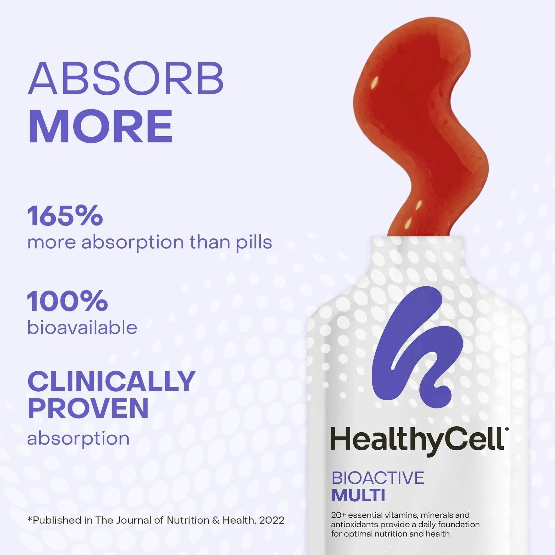 Healthycell Bioactive Daily Liquid Multivitamin for Men & Women – 20+ Essential Vitamins, Minerals & Antioxidants for Brain - PrimeBioHealth - canada supplements