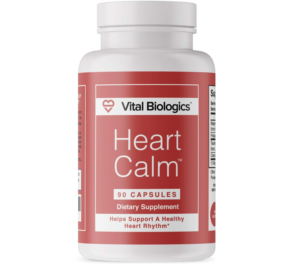 Heart Calm- Helps Support and Maintain a Healthy Heart Rhythm- A Natural, Fast-Acting Formula with Magnesium Taurate, - PrimeBioHealth - canada supplements