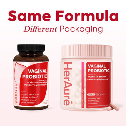 HerAure Vaginal Probiotics for Women - pH Balance, Healthy Vaginal Odor, Vaginal Flora, Yeast Balance, Women Probiotics and Prebiotics, Immune Support - PrimeBioHealth - canada supplements