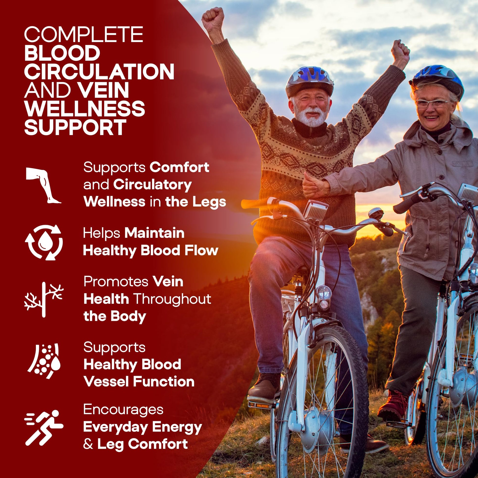 HerbaMe Blood Circulation Supplement, 120 Capsules, Supports Leg Vein, Heart, Vessels and Cardiovascular Health with Niacin, L-Arginine, Ginger, Cayenne Pepper - PrimeBioHealth - canada supplements