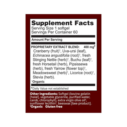 Herbs Etc. CranBladder ReLeaf Softgels - Bladder Health Support - Natural Supplement Formula to Aid Urinary Health & Comfort - Optimal Urinary Support with Cranberry - 60 Softgels (60 Servings) - PrimeBioHealth - canada supplements