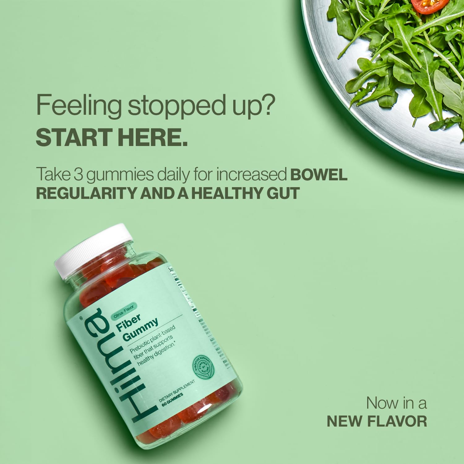 Hilma Prebiotic Fiber Gummies, Daily Fiber Supplement, Gummies for Adults, Supports Gut Health for Women and Promotes Regularity, - PrimeBioHealth - canada supplements