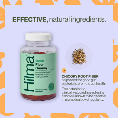 Hilma Prebiotic Fiber Gummies, Daily Fiber Supplement, Gummies for Adults, Supports Gut Health for Women and Promotes Regularity, - PrimeBioHealth - canada supplements