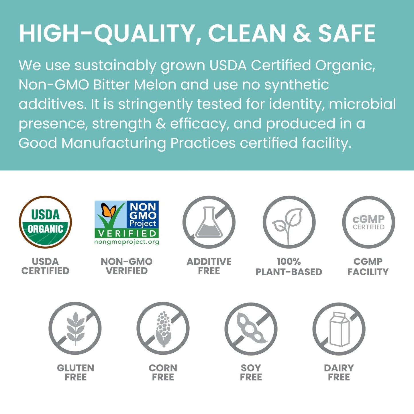 Himalaya Organic Bitter Melon - Herbal Glucose Metabolism Support - USDA Organic, Non-GMO, Vegan, Gluten Free - PrimeBioHealth - canada supplements