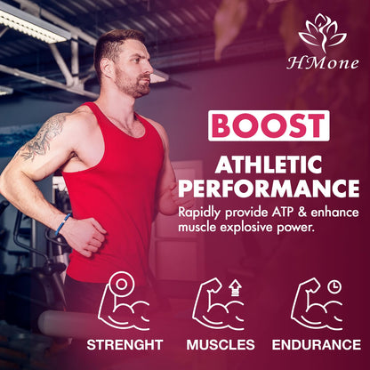 HMone Creatine Monohydrate Gummies - 5g for Men & Women, 160 Count and Creatine Chewable Supplements for Muscle Gain, Muscle Strength, Energy Boost - PrimeBioHealth - canada supplements