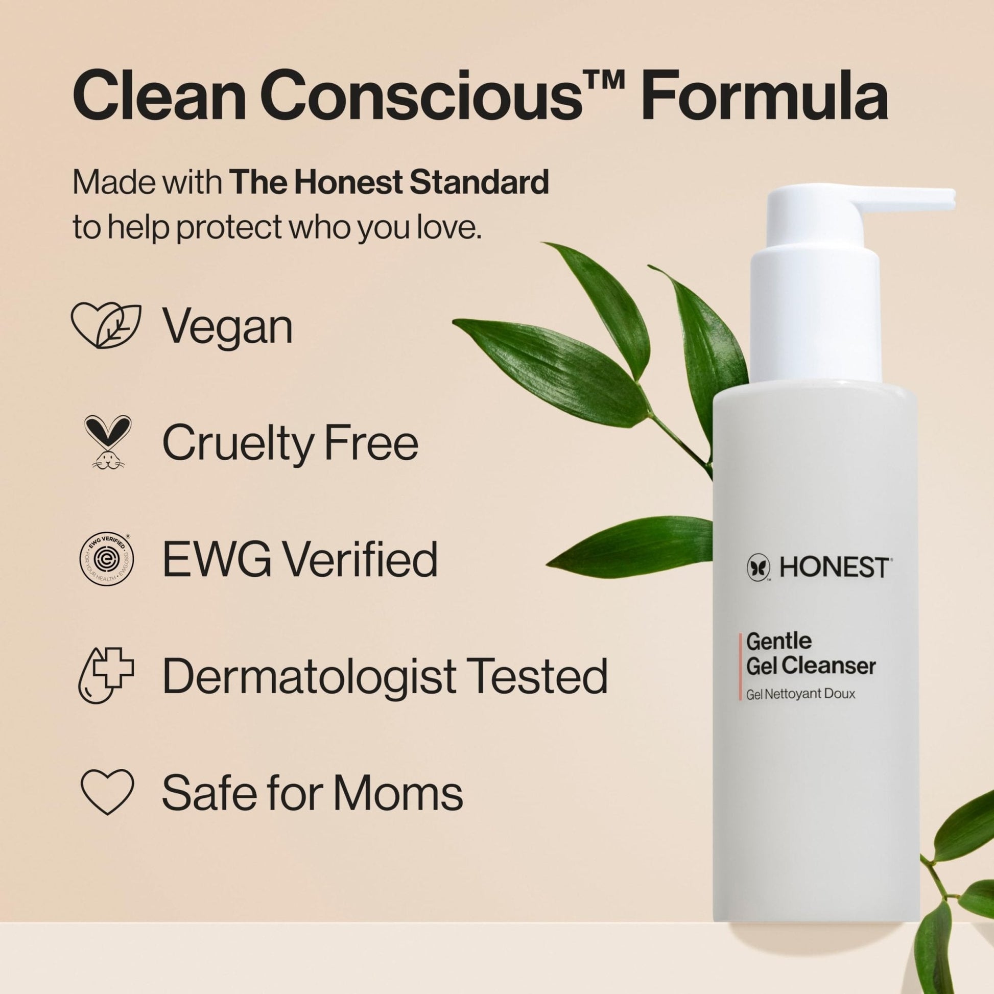 Honest Beauty Gentle Gel Daily Face Cleanser, Calms, Refreshes, Hydrates, Vegan Safe for Sensitive Skin, 5 fl oz - PrimeBioHealth - canada supplements